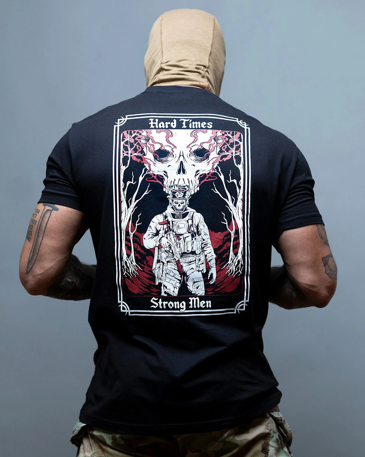 2026 Brothers in Arms Stay Violent Hard Times - Tough Guys _ Taktische T-Shirts - Lebenslange Brüder – Detail 4