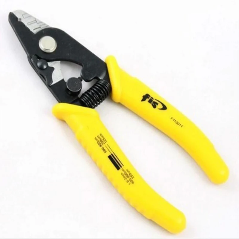 

Fiber Optic Stripper Three Hole Miller Clamp Fiber Pigtail Jumper Cutter Scissors Wire FTTH Fiber Stripping Tools