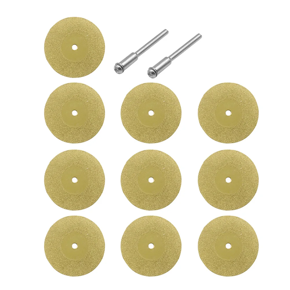 10Pcs/set 16-60mm Diamond Grinding Wheel Circular Cutting Grinding Disc Diamond Discs for Drill Fit Rotating Tool Grinding Disc