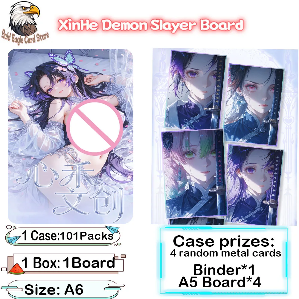

Wholesale 2026 Latest XinHe Cultural Demon Slayer Board A6 Art Card Size Waifu Board Acrylic Color Paper Children's Toy Gift