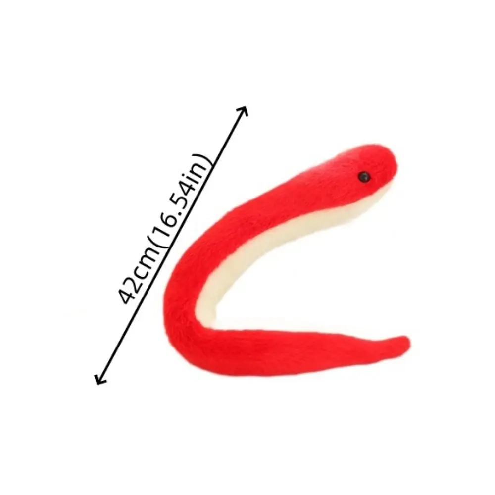 Stuffed Animal Snake Doll Soft Cotton Ornament Stuffed Snake Kawaii Decoration Simulated Snake Children Student