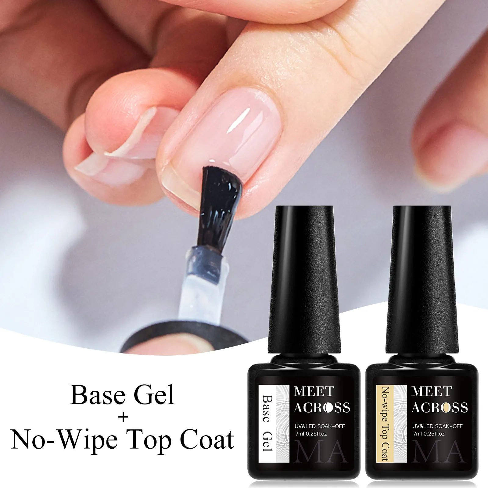 9 قطعة 150 مللي واضح سريع تمديد جيل للأظافر مجموعة قاعدة معطف فوقي مسمار التمهيدي UV LED نقع قبالة مسمار الفن لتصميم مانيكير DIY بها بنفسك #4