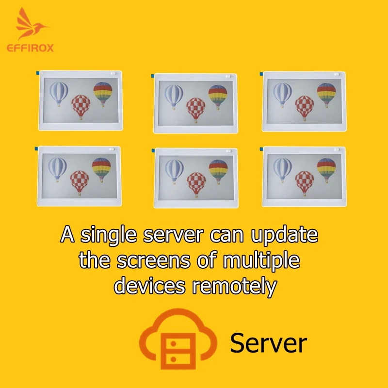 Full Color Eink Signage with WiFi 7.3 Inch Colorful epaper Display Wireless Electronic Paper Screen