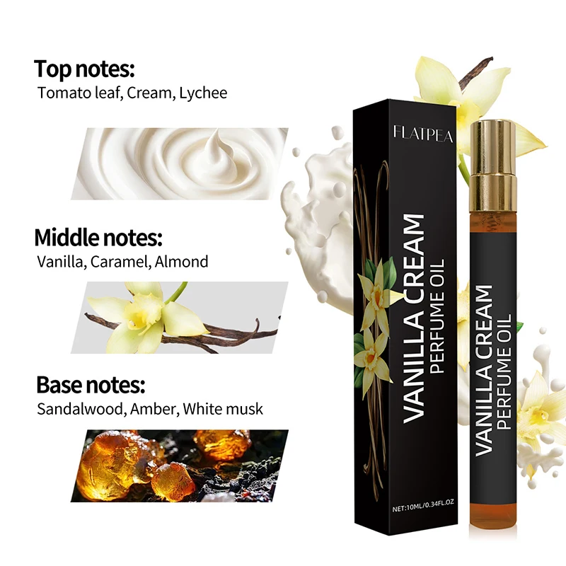 France Gourmet Fragrance Vanilla Cream Parfümspray Unisex Passion Vanilla Eau de Parfum Irresistible Temptation Charm Parfüm_voghion.com