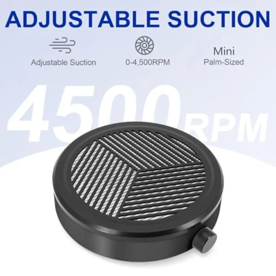 Coletor de pó pequeno para unhas, velocidade ajustável, coletor de pó a vácuo para unhas, para tecnologia de unhas, acrílico, remoção de pó, manicure du