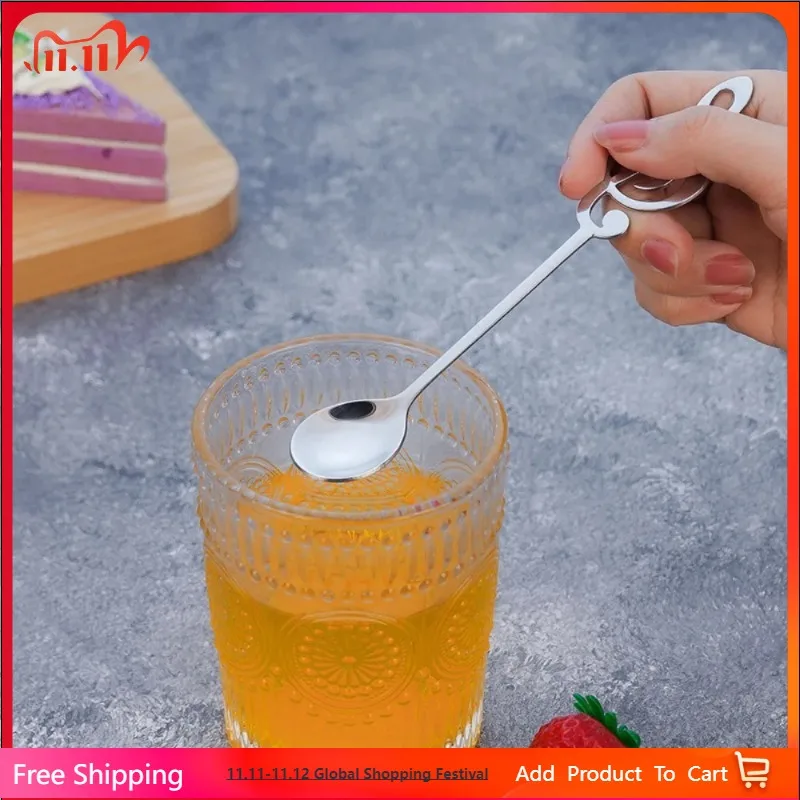 

Creative Scoop Stainless Steel Watermelon Ice Cream Coffee Spoon Tip Quadrate Shovel Scoops Kitchen Restaurant Party Supplies