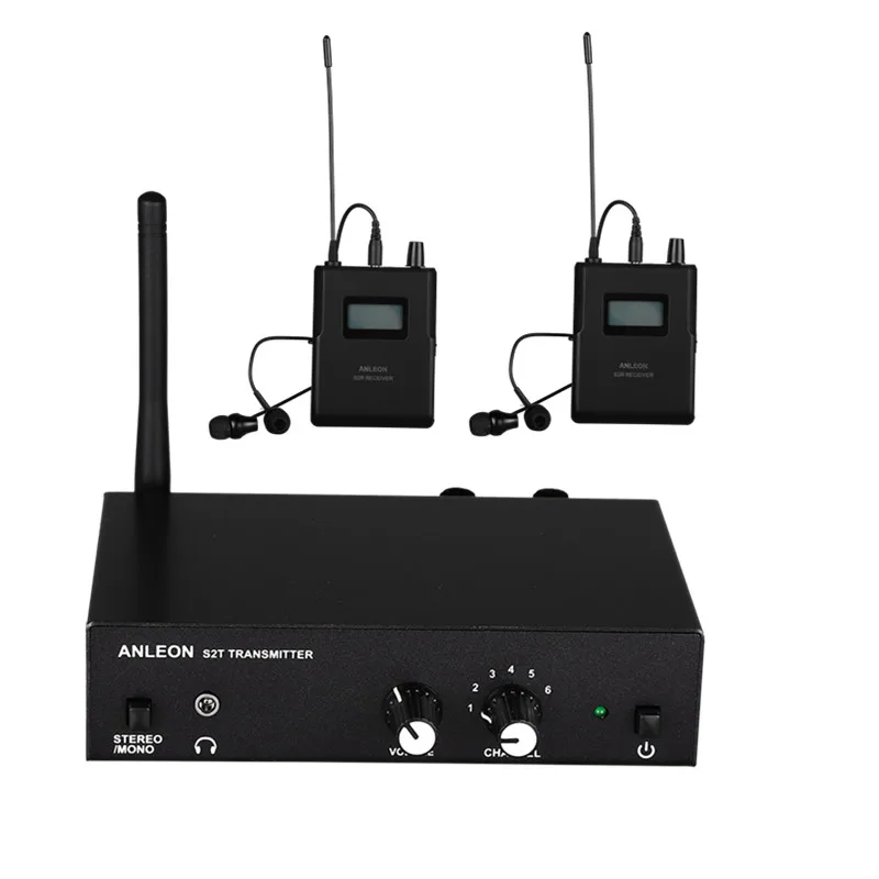 ANLEON S2 UHF Stereo Wireless Monitor System 670-680mhz Professional Digital Stage In-Ear Monitor System