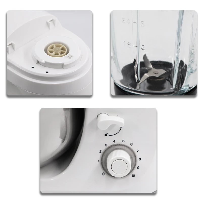 Best Selling Electric Kitchen Commercial Dough Kneading Mixer Machine  Egg Beater Blender Multifunction Food Mixer