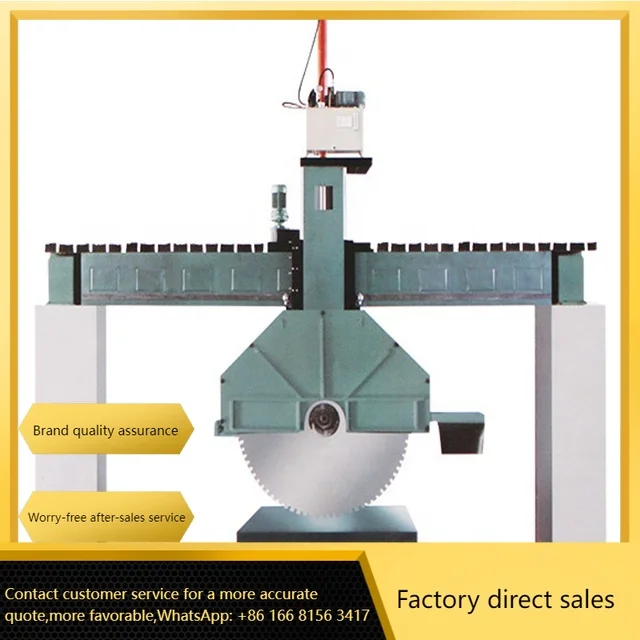 JS High Quality Stone Sawing Machine Bridge Diamond Disc Saw Bridge Stone Cutting Machine Stone Edger