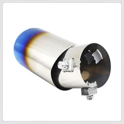 Car Exhaust Muffler Tip Round Stainless Steel Pipe for Honda Accord Urban Element Step REMIX CRV Brio 3R-C