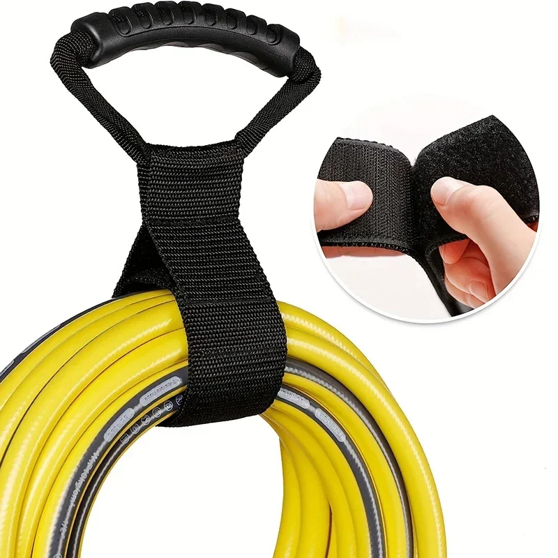 Imagem -02 - Armazenamento Strap Heavy-duty Gancho e Loop Cord Correia de Transporte Cabide e Organizador com Alça para Mangueiras de Piscina Jardim Mangueiras Cabos
