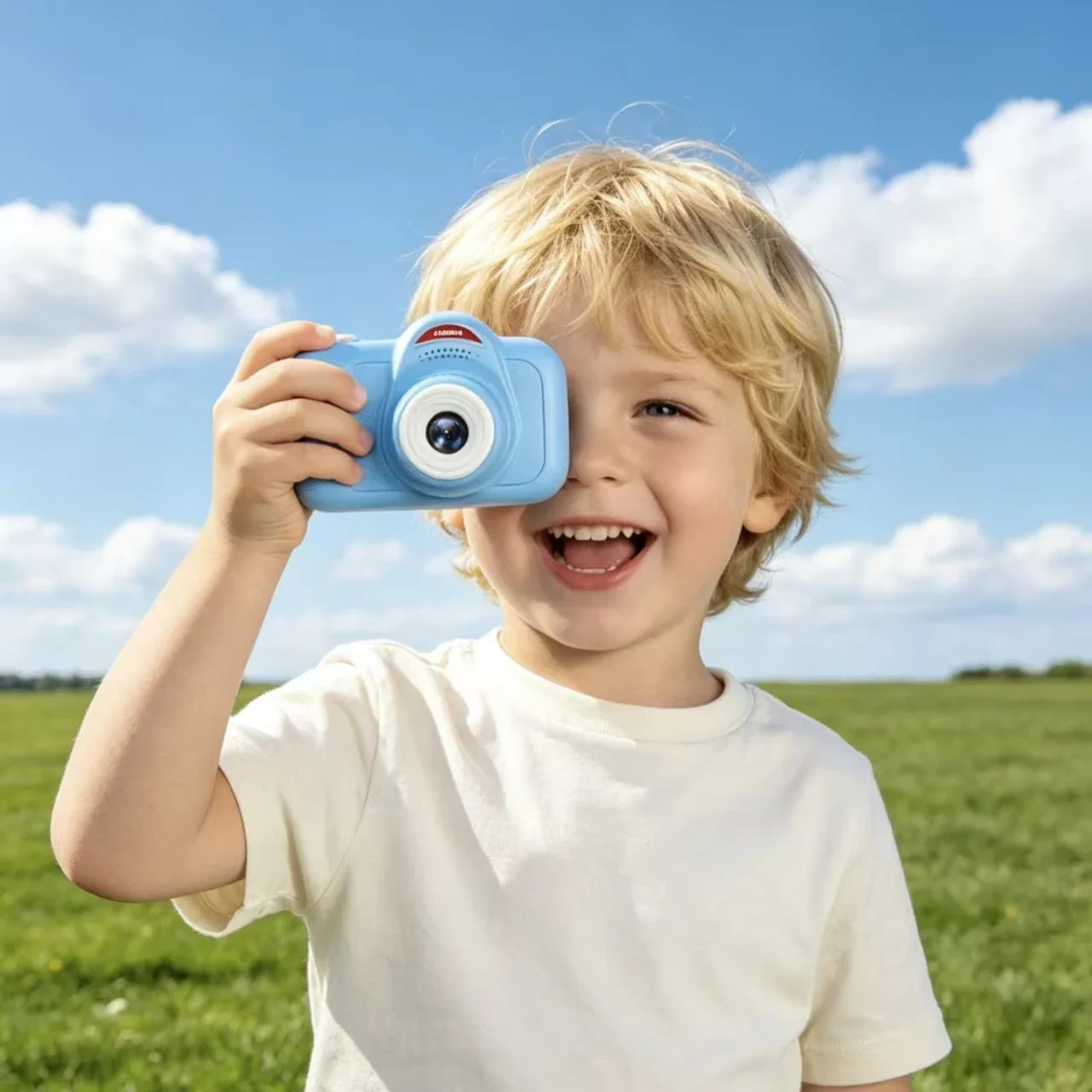 Hot Sale Kids Digital Camera Private Mold Cartoon Design Mini Camera Portable Photo Video Camera Children Birthday Gift Toy