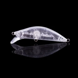 Hanlin 10/20pcs DIY Mini Minnow Unpainted 5.5CM 4.8G Hard Plastic Body Baits Sinking Artificia Fishing Lures Blanks Bass Tackle