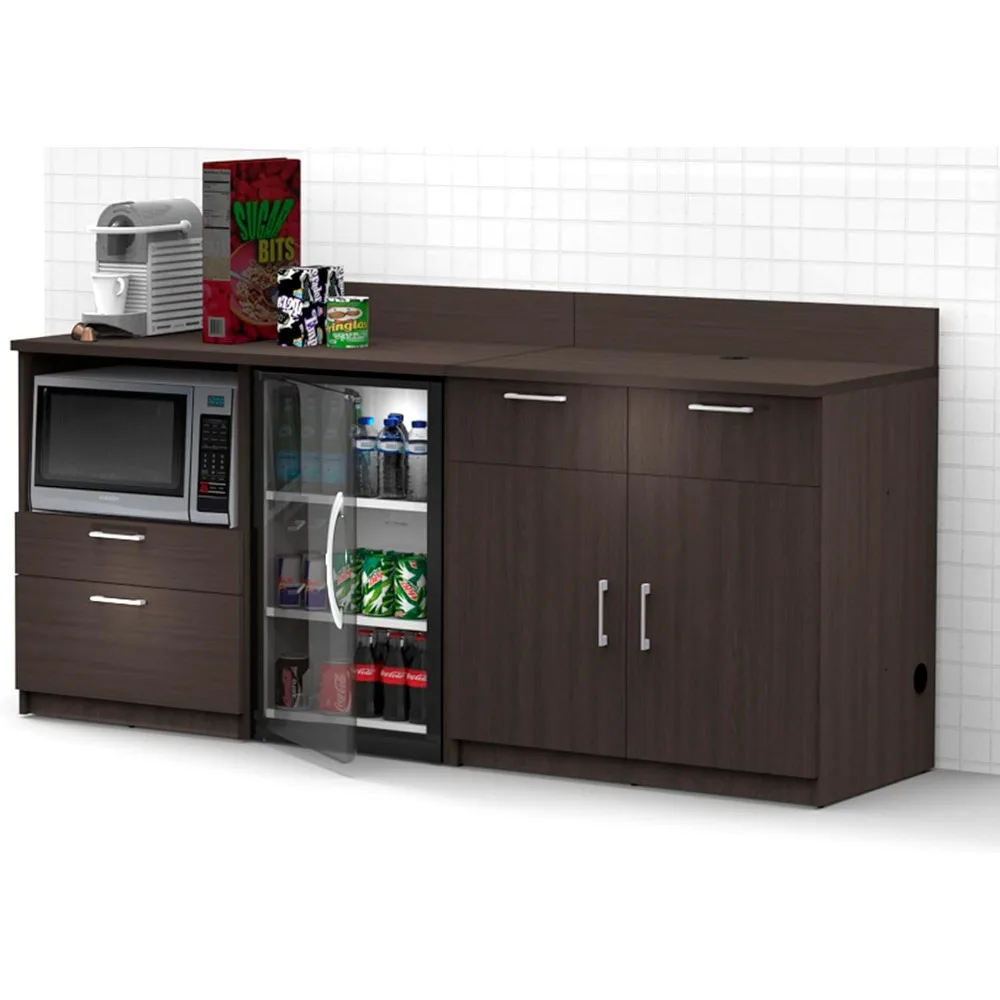 

Coffee Break Lunch Room Furniture Buffet Color Espresso - Factory Assembled (NOT RTA) Furniture Items ONLY. Model