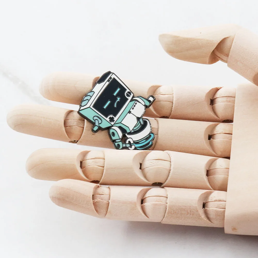 Inscryption Vintage Metal P03 Enamel Pin Technology Scrybe Great Transcendence Gamer Gifts Accessories