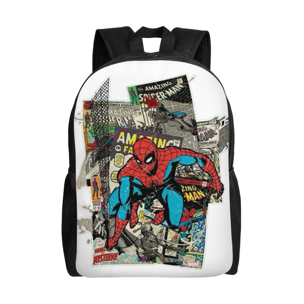 

Marvel Spider-Man Backpack, Women's Oxford Cloth Backpack, Men's School Bag, Travel Backpack, Laptop Backpack