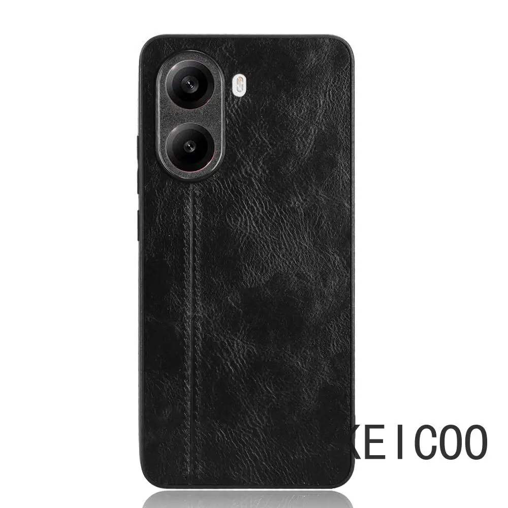 

Модный тонкий и легкий красивый кожаный чехол для Xiaomi Redmi Turbo 4, однотонный простой чехол для телефона с защитой от падения