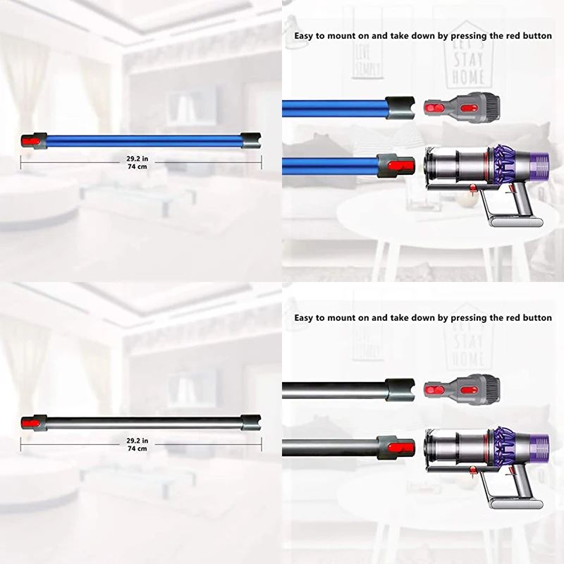 Удлинитель для беспроводного пылесоса Dyson V7 V8 V10 V11 V15, быстросъемная ручная палочка, замена трубки