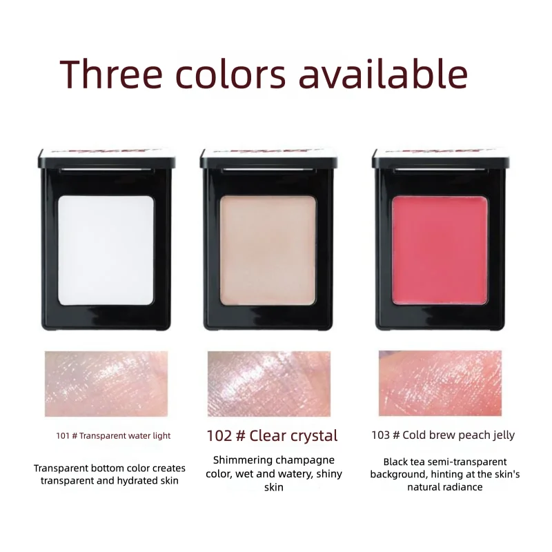 

RVN Multi-use Highlighter Face Collarbone Natural Brightening Blush Cream Champagne Color Transparent Water Glow Skin