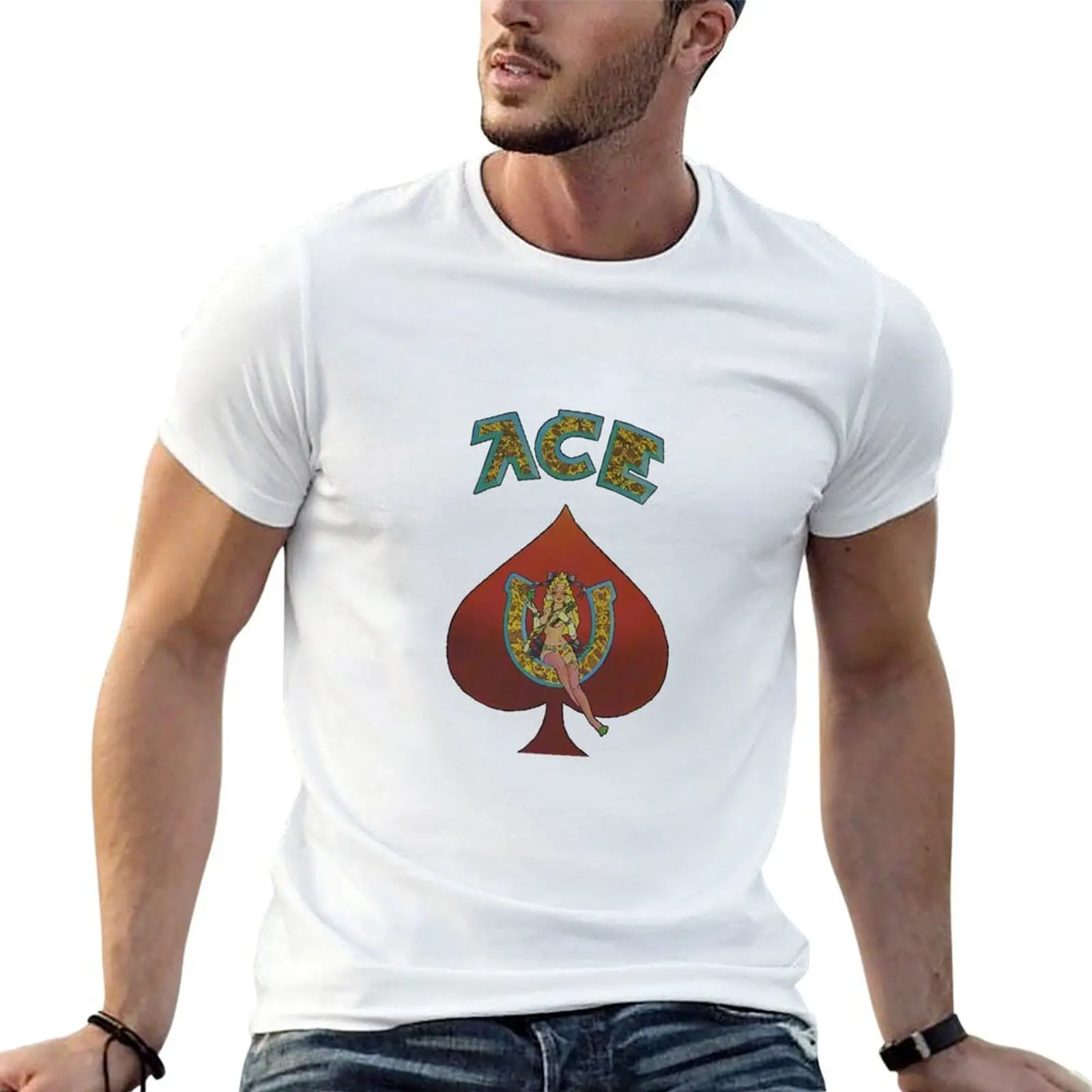 ACE T-Shirt Basic Tee Shirt for Everyday Outfit