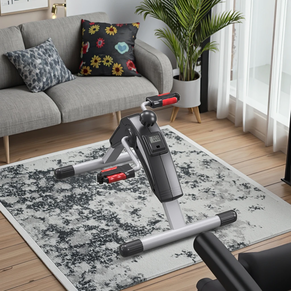 

Manual Desk Cycle Exercise Trainer Cross Trainer Elliptical Machine with Foot Pedal for Indoor Fitness Exerciser 2025 Newly