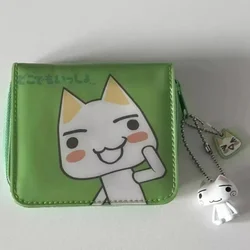 IT Cat Wallet Y2K New Cartoon Change Kawaii Fun Wallet Short Zipper Card Bag Student Ins Large Capacity Pendant Storage Bag New