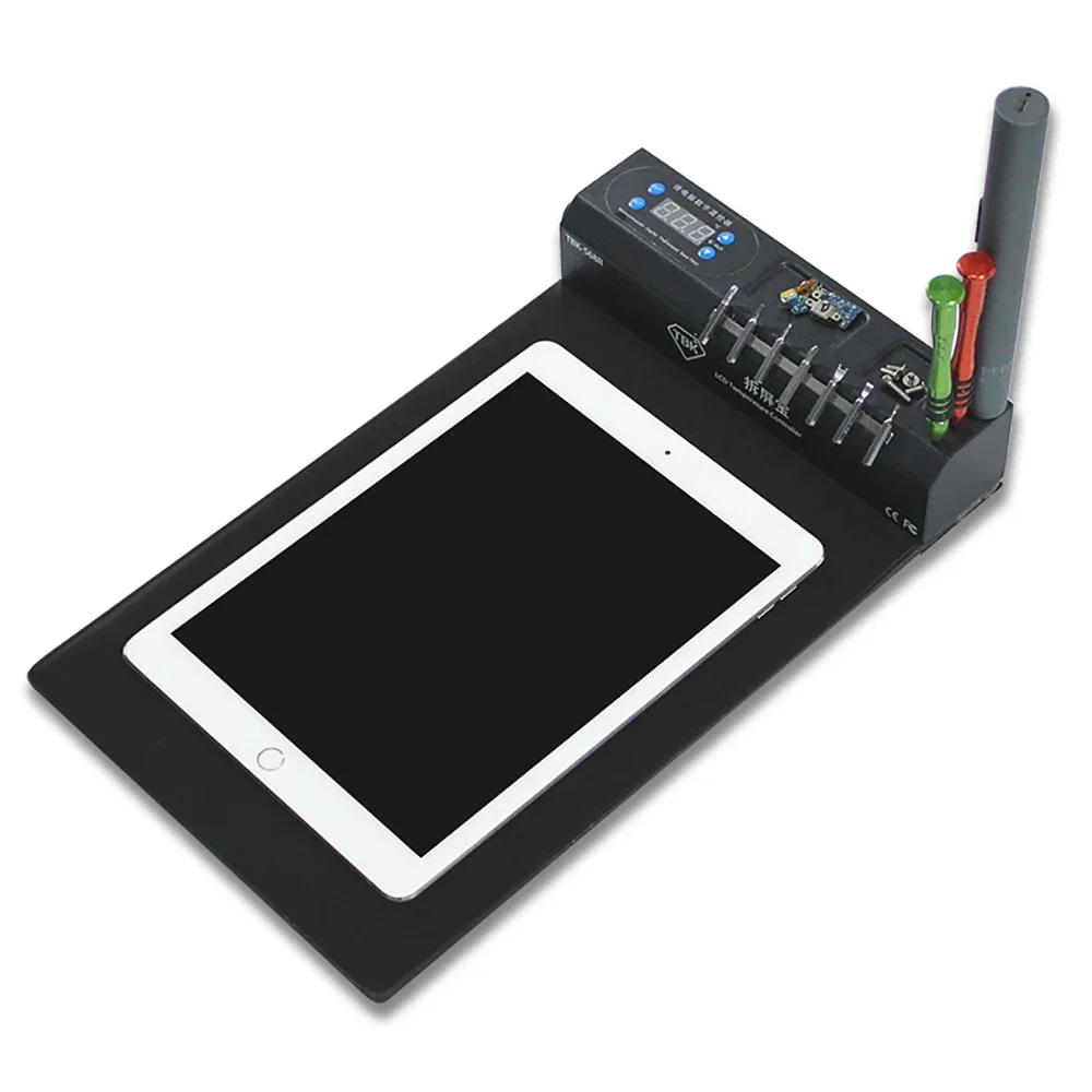 TBK ตัวแยกหน้าจอ LCD 568R 12.9นิ้วสำหรับโทรศัพท์มือถือ iPad แท็บเล็ตเครื่องมือสำหรับซ่อมโต๊ะให้ความร้อนที่อุณหภูมิคงที่
