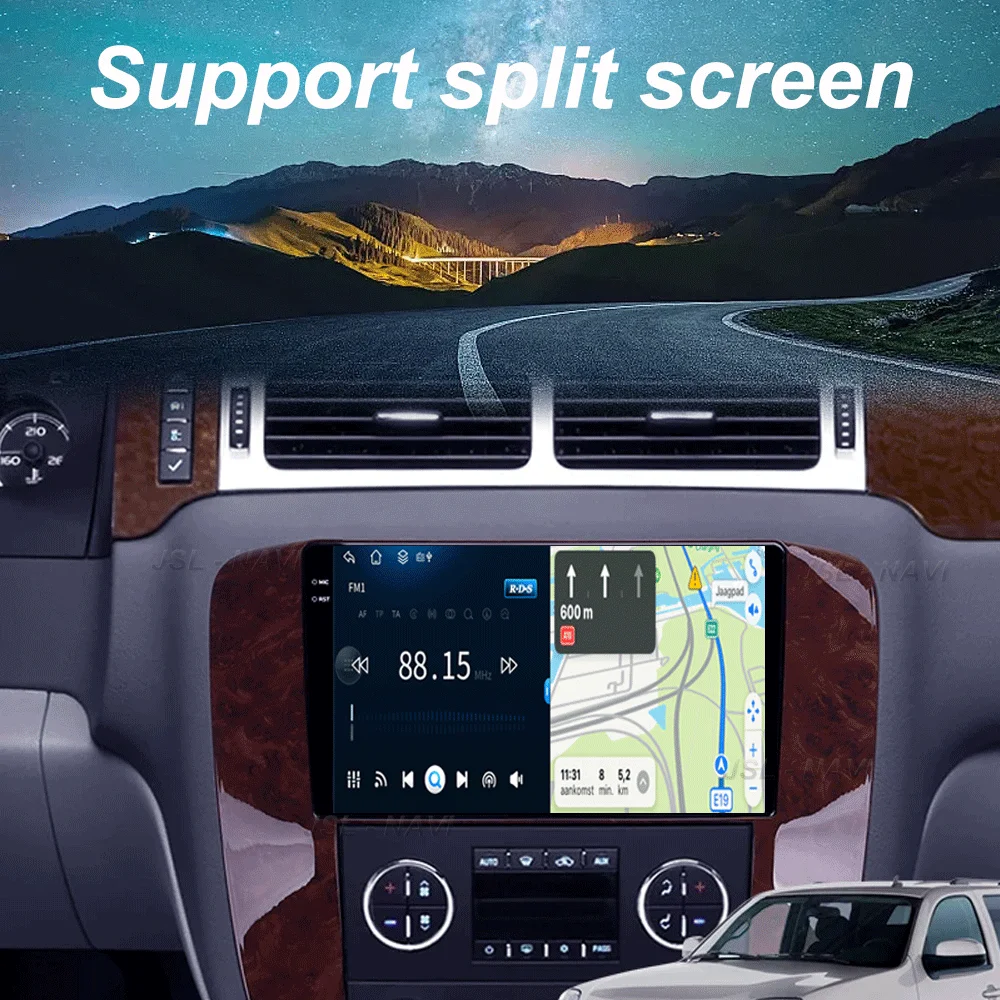 GMC 유콘 쉐보레 타호 서버번 2007-2012 2 DIN 안드로이드 15 자동차 CarPlay 카 라디오 멀티미디어 스테레오 GPS DVD 썸네일 4