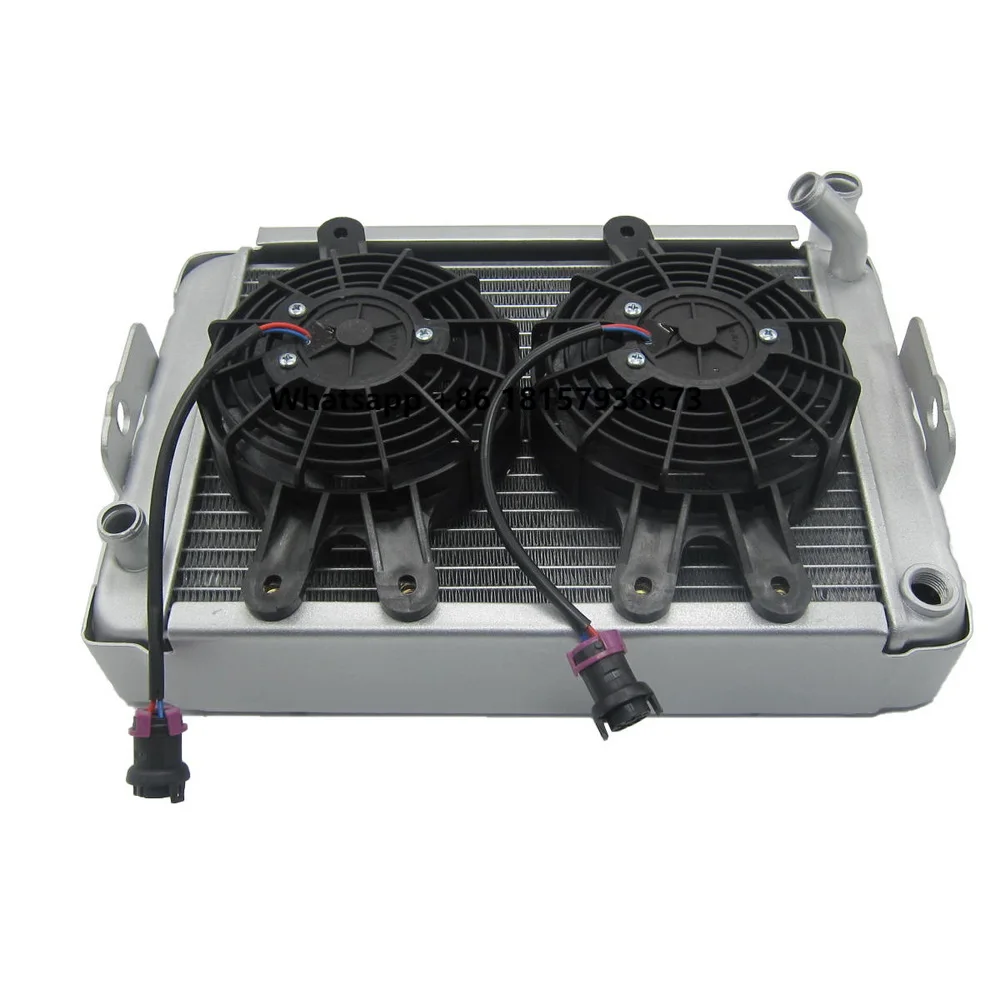 Cooling Radiator and Fan Assy With Waterproof Plug for Linhai Hytrack 260cc 300cc Motorcycle Parts