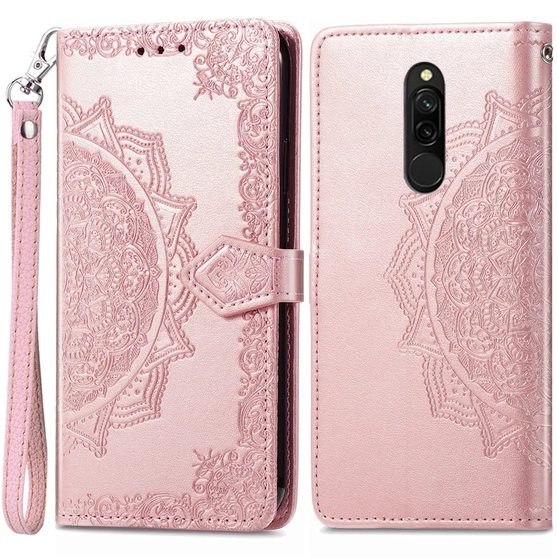 สําหรับ Xiaomi Redmi 8 กรณีกระเป๋าสตางค์หนังสําหรับ Xiaomi Redmi 8 กรณีกระเป๋าสตางค์หรูหราสําหรับ Redmi 8 Redmi8 กันชน Fundas coque