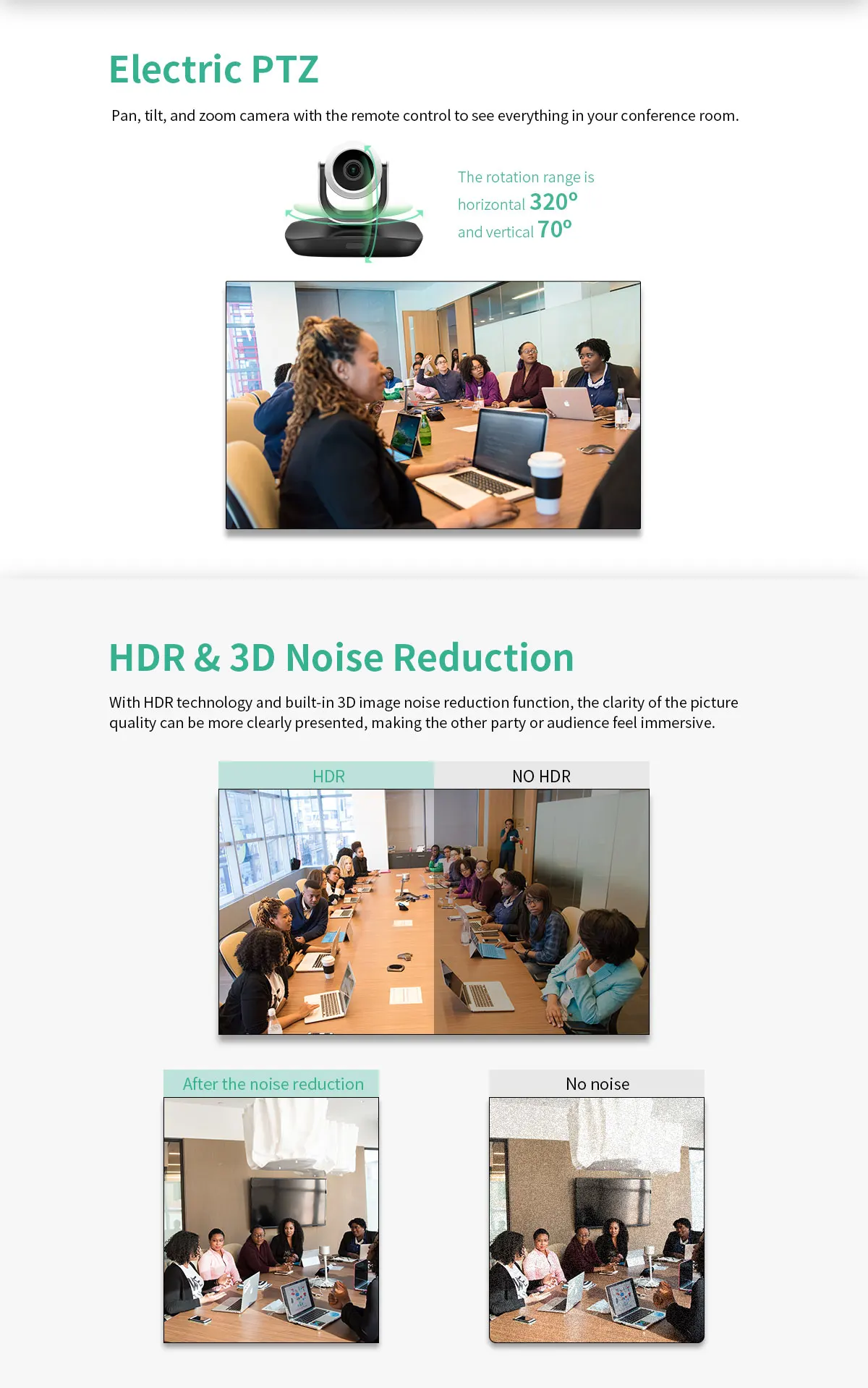 كاميرا ويب عالية الدقة 1080 بكسل مع ميكروفون متعدد الاتجاهات للمؤتمرات عبر الإنترنت #4