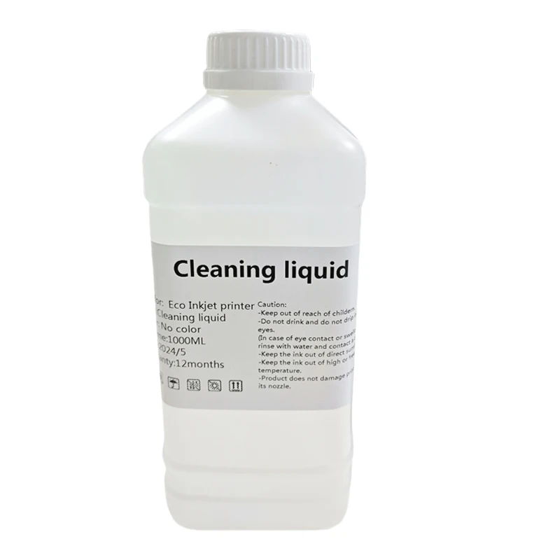 1000ML Eco-Solvent Ink Cleaning Solution For Epson/Roland/Mimaki/Mutoh DX5 DX7 TX800 XP600 5113 I3200 Printhead Cleaning Liquid