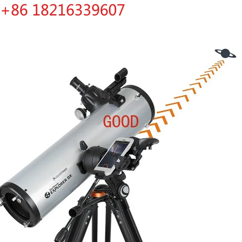 

Астрономический телескоп Celestron SSE DX130AZ 130/650 StarSense Explorer с поддержкой приложения для смартфона и двухосевой резьбовой штангой