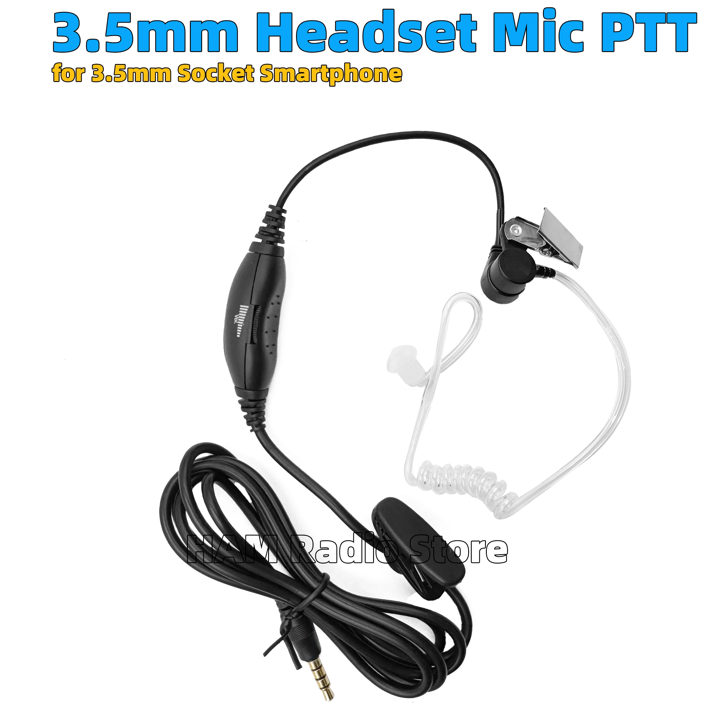 

3,5 мм наушник с воздушной трубкой PTT микрофонная гарнитура для iPhone мобильные телефоны мобильные телефоны прозрачные спиральные акустические наушники с воздушной трубкой