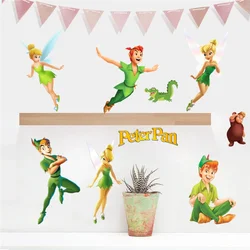 Fairy Tale 3D  Peter Pan Wall Stickers  Decals Cartoon Wallpaper Decor For Bedroom D021