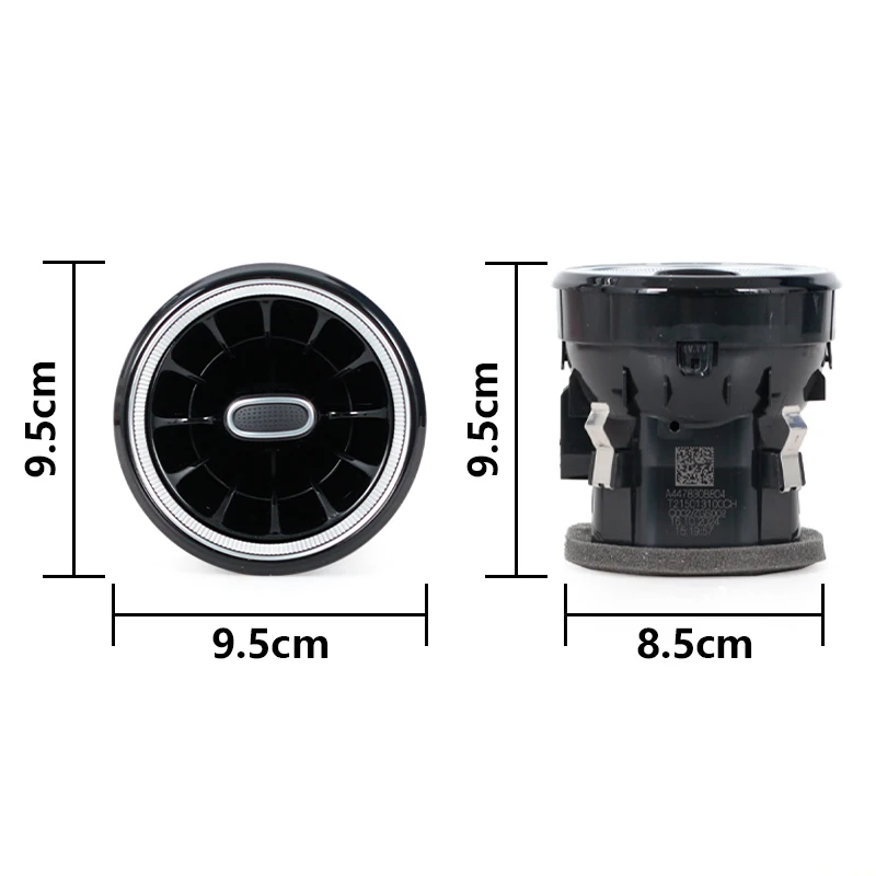 For Mercedes Benz V Class V250 V260 Vito Viano W447 Car Front Dashboard AC Air Condition Vent Outlet Turbo Interior Trim
