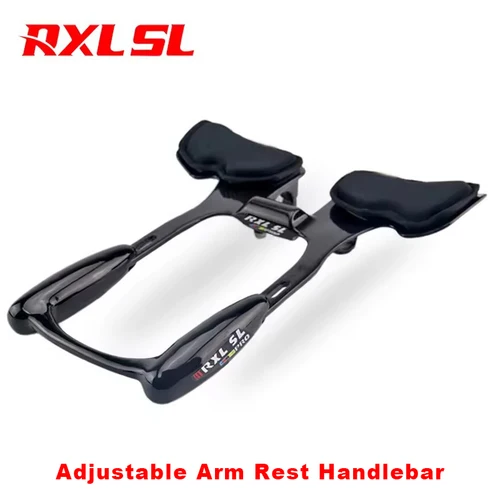 Imagen 2 del producto Aero Bars Manillar de bicicleta de triatlón 31,8 Triatlón Tiempo de prueba Bicicleta de carbono Manillar de descanso TT extendido Aerobars para bicicleta de carretera