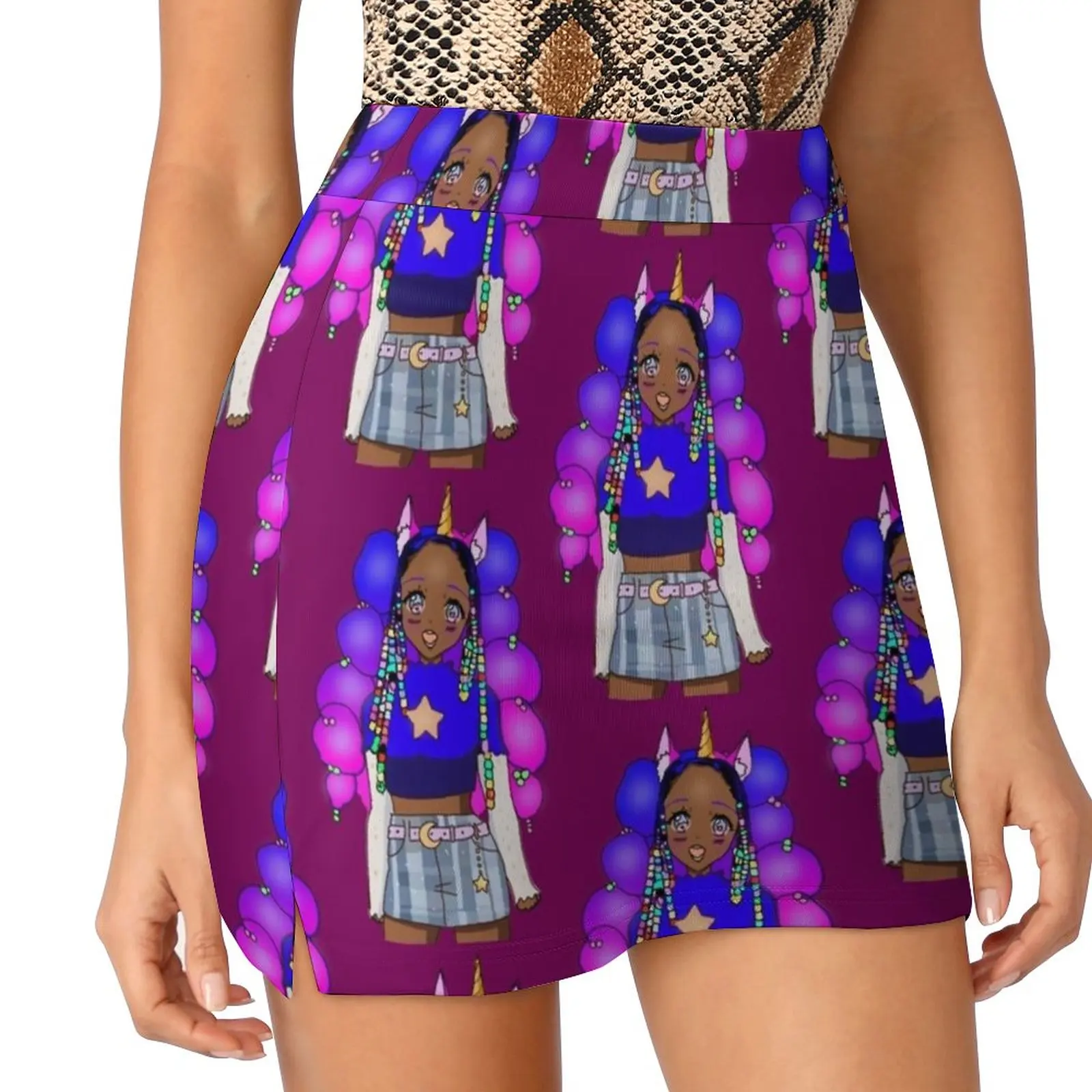 

Kawaii Women's skirt With Hide Pocket Tennis Skirt Golf Skirts Badminton Skirts Running skirts Kawaii Kawaii Girl Girl Girls
