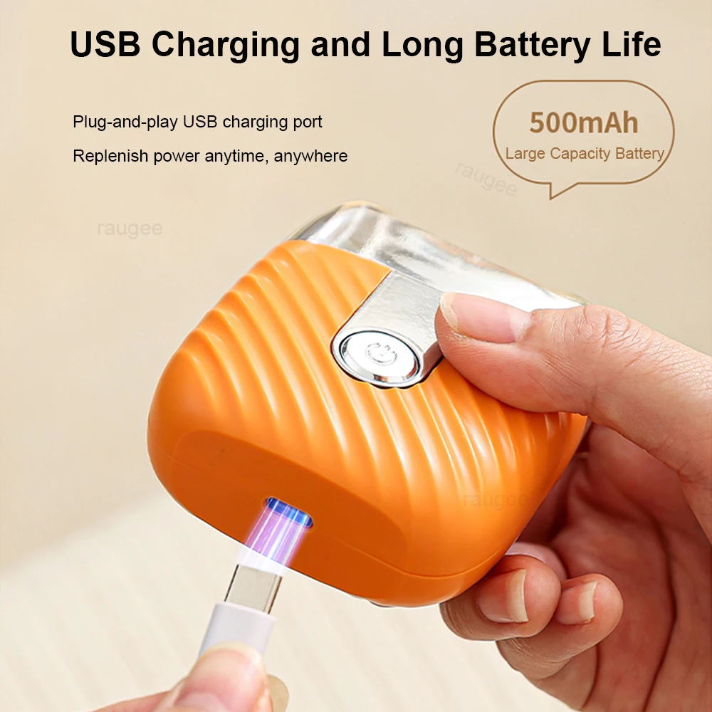 Elektrischer Fußschleifer Mini Tragbarer Hornhautentferner USB Aufladbar Fußpeeling Prediküre Schleifgerät zur Entfernung Abgestorbener Haut – Detail 8