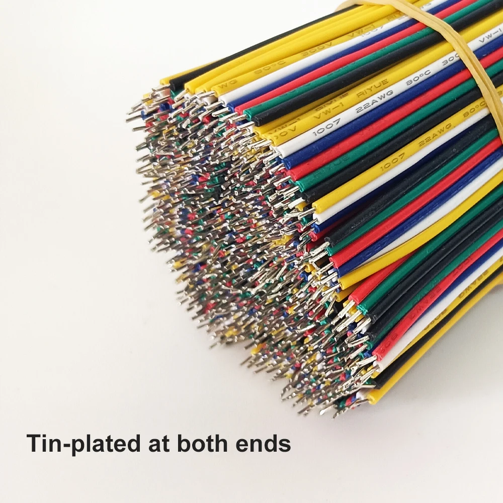 5 個-100 個 22AWG 錫メッキ溶接ワイヤー 2Pin 3Pin 4Pin 5Pin 6Pin 10cm-30cm はんだケーブル銅線 LED ストリップ用
