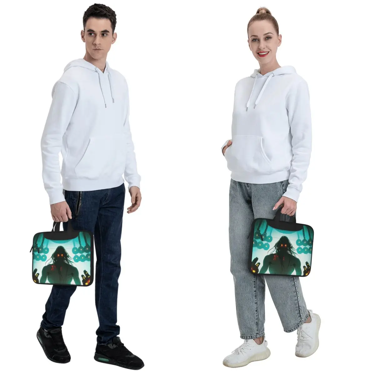 Dragon Fist Sensei Series Zhen Kor، The Heaven-Sundering Thunder Fist Crossbody حقيبة كمبيوتر محمول حقيبة كمبيوتر حقيبة كمبيوتر محمول