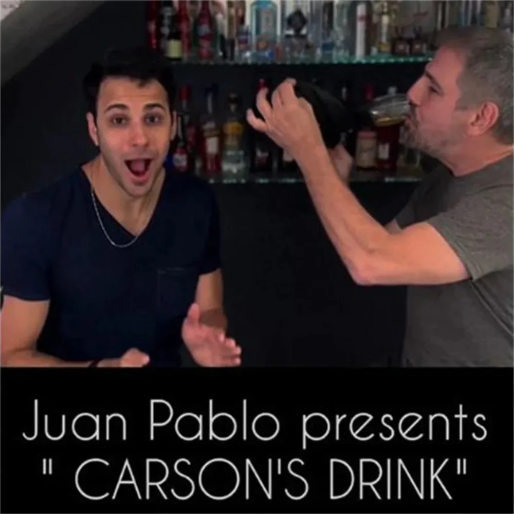 Carsons Drink by Juan Pablo Magic tricks Floating Effect Of Invisible Suit Powerful Magic Props Close Up Stage Props Gimmick