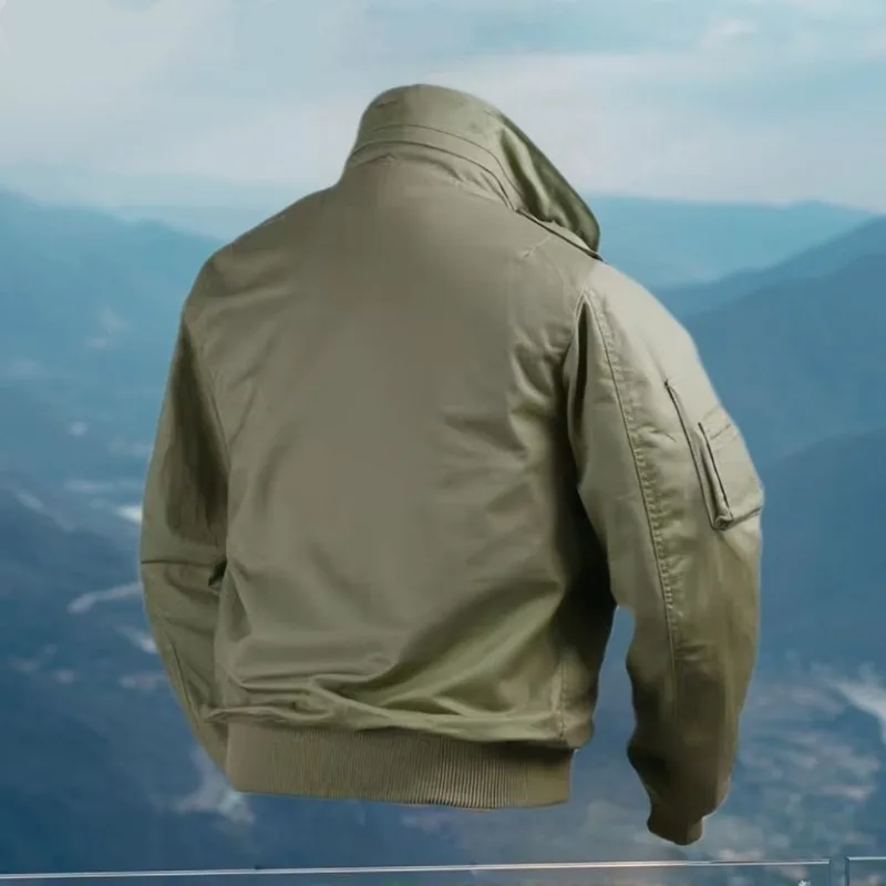 Men's Fall Spring Tops Coat Short New Retro Simple Loose Casual Design Fashion Advanced Soft Niche Versatile Skinny Personalized