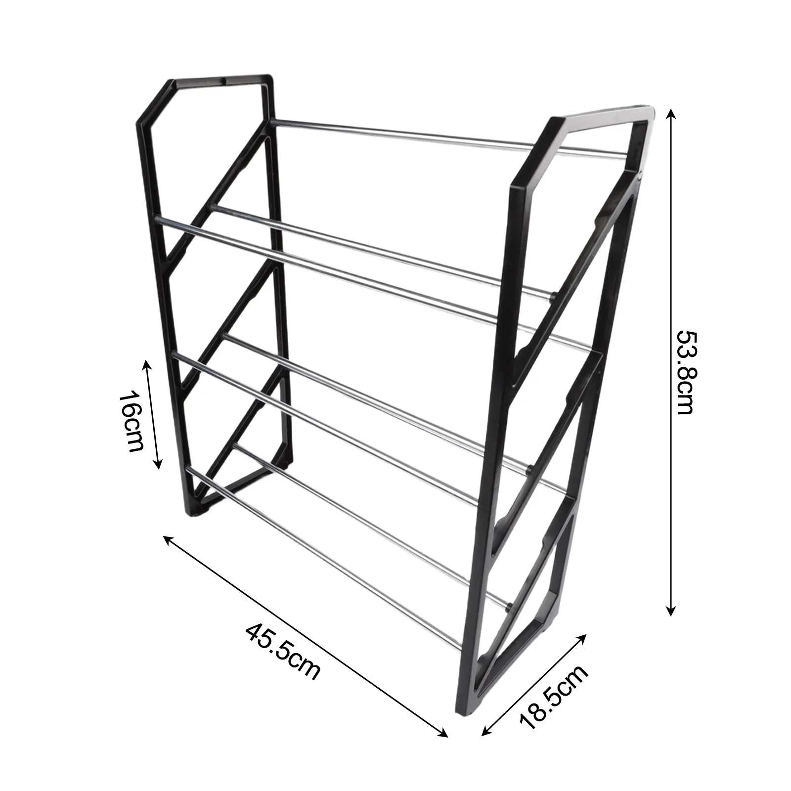 X Shaped Ladder Shoe Rack Space Saving Multi Layer Organizer for Sneakers Sandals and Boots Suitable for Home Use