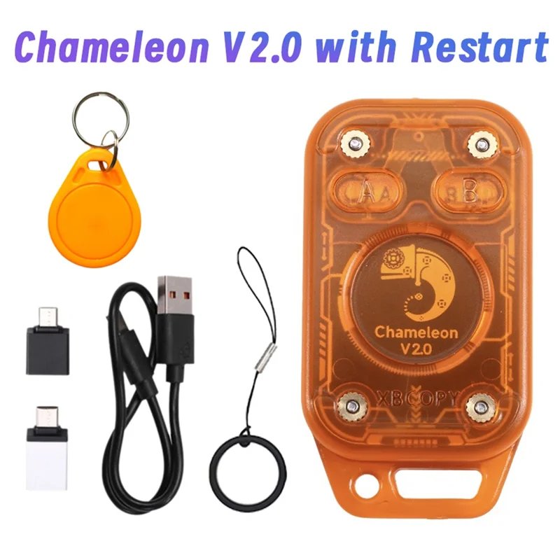 【PREÇO-DROP!】Chameleon V2.0 RFID Smart Chip Duplicador NFC Duplicador Chameleon Ultra + 1XCUID Chaveiro 13.56Mhz 125Khz Cartão Decod