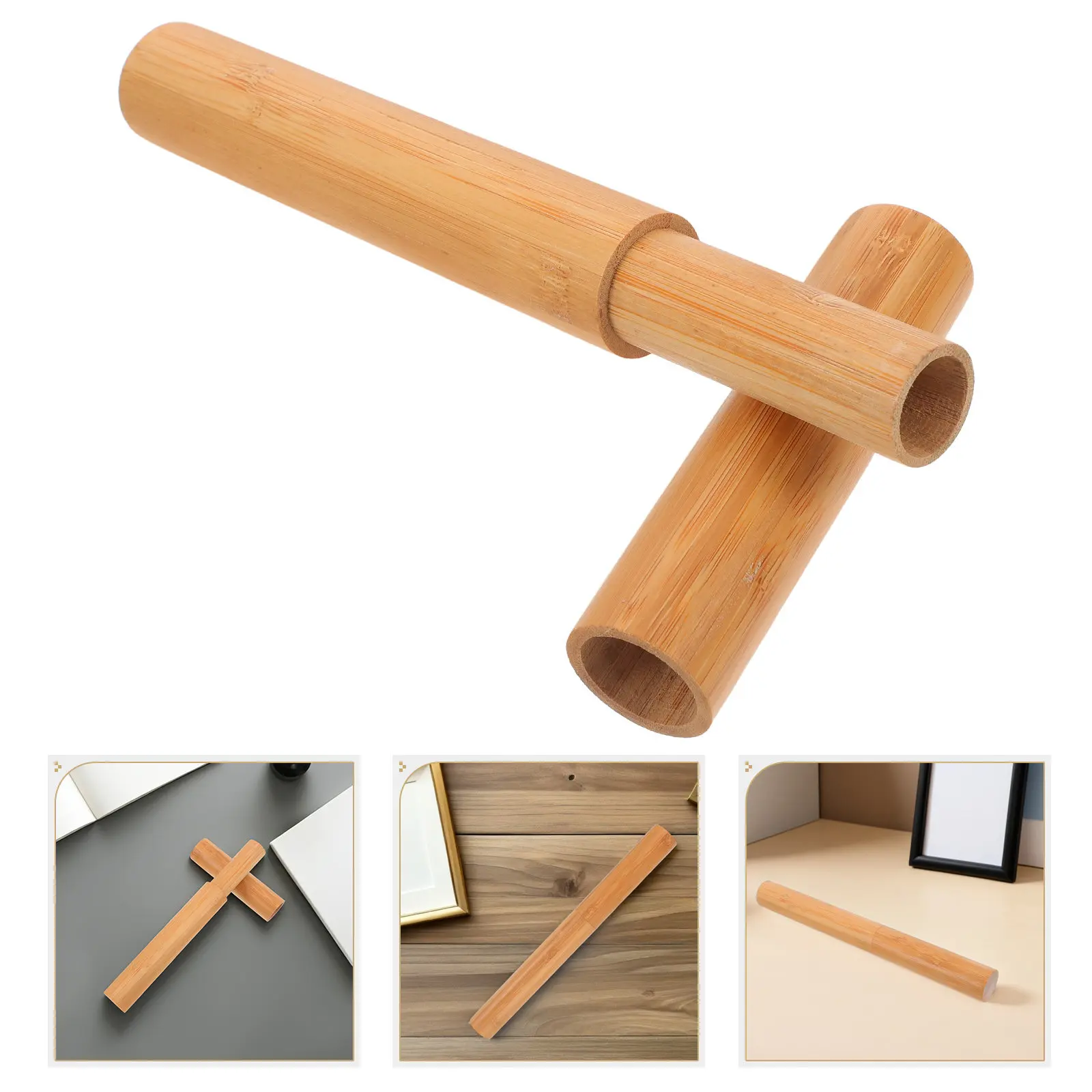 

Bamboo Poster Tube Waterproof Cylindrical Paper Mailing Tube Portable Storage Carrier for Artwork Documents Certificates