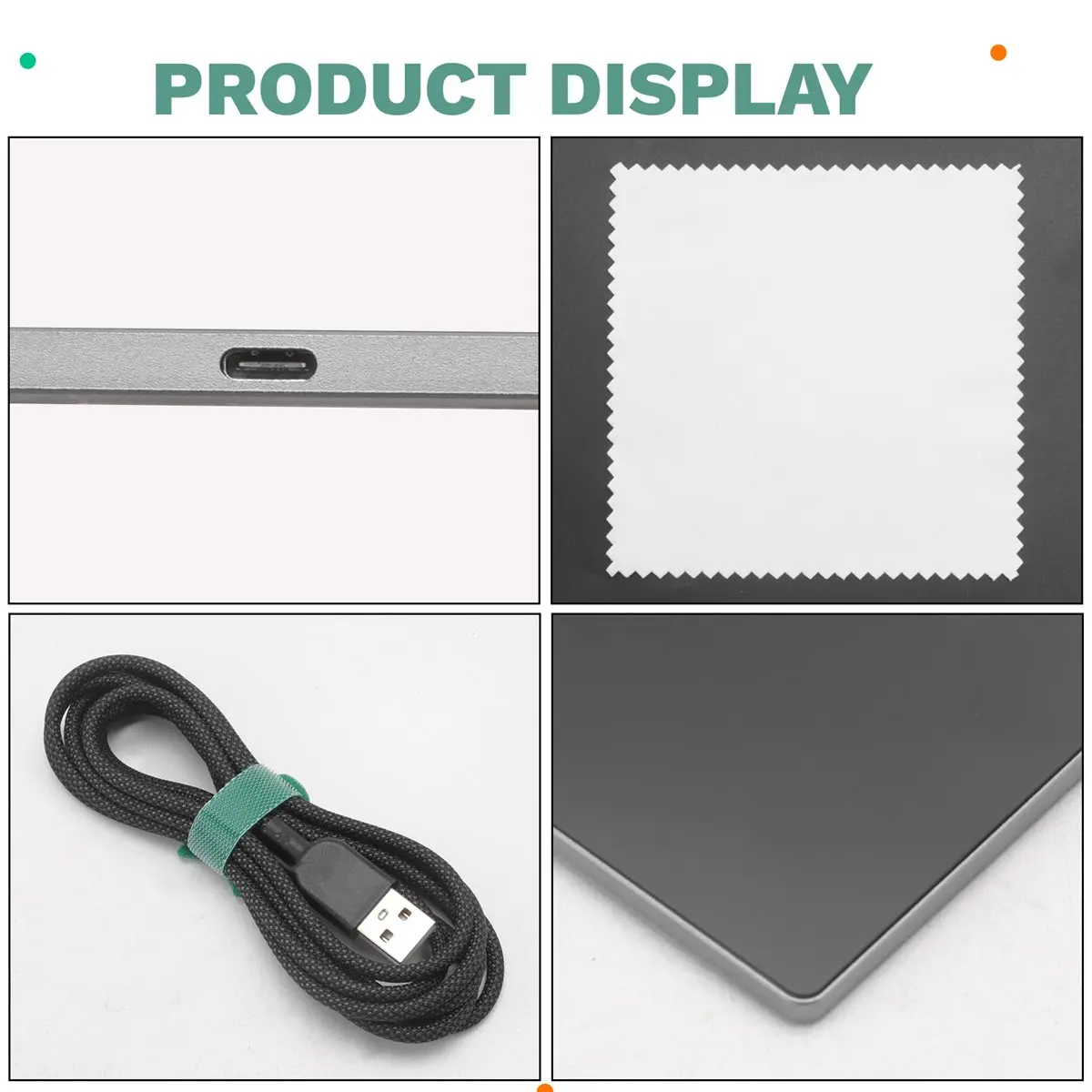 A46U USB Wired Multi-Touch Trackpad Slim Touchpad Mouse for Window Desktop/Laptop/Notebook Computer PC Black