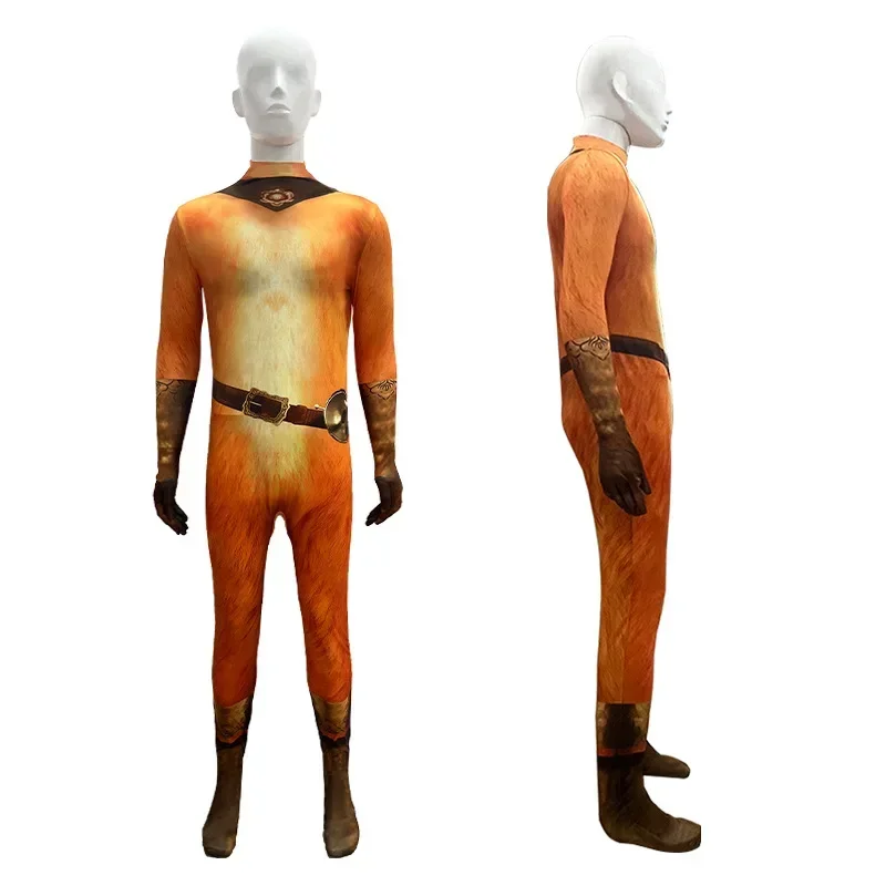 2024 Adult Boy Kitty Cosplay The Last Wish Puss in Boots Kids Cosplay Costume Children Jumpsuit Halloween Carnival Party Costume