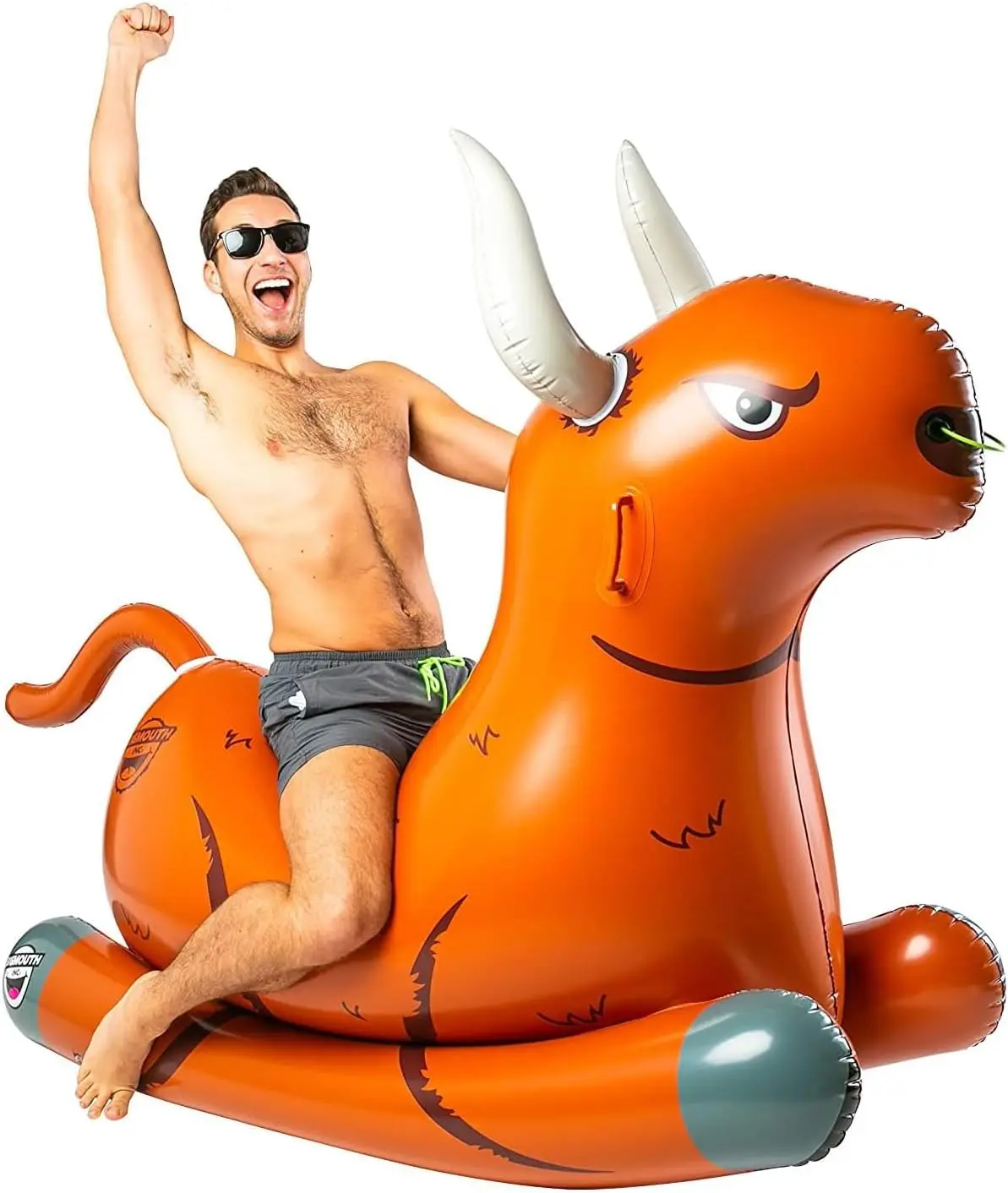 

Надувной плот-буй в форме быка, летняя водная игрушка для веселых вечеринок