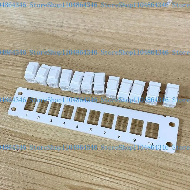 

5ASD 10 PORT CAT6 RJ45 через панель с муфтлером с валкой с задней стержней или стойкой для CAT6 UTP CABLING